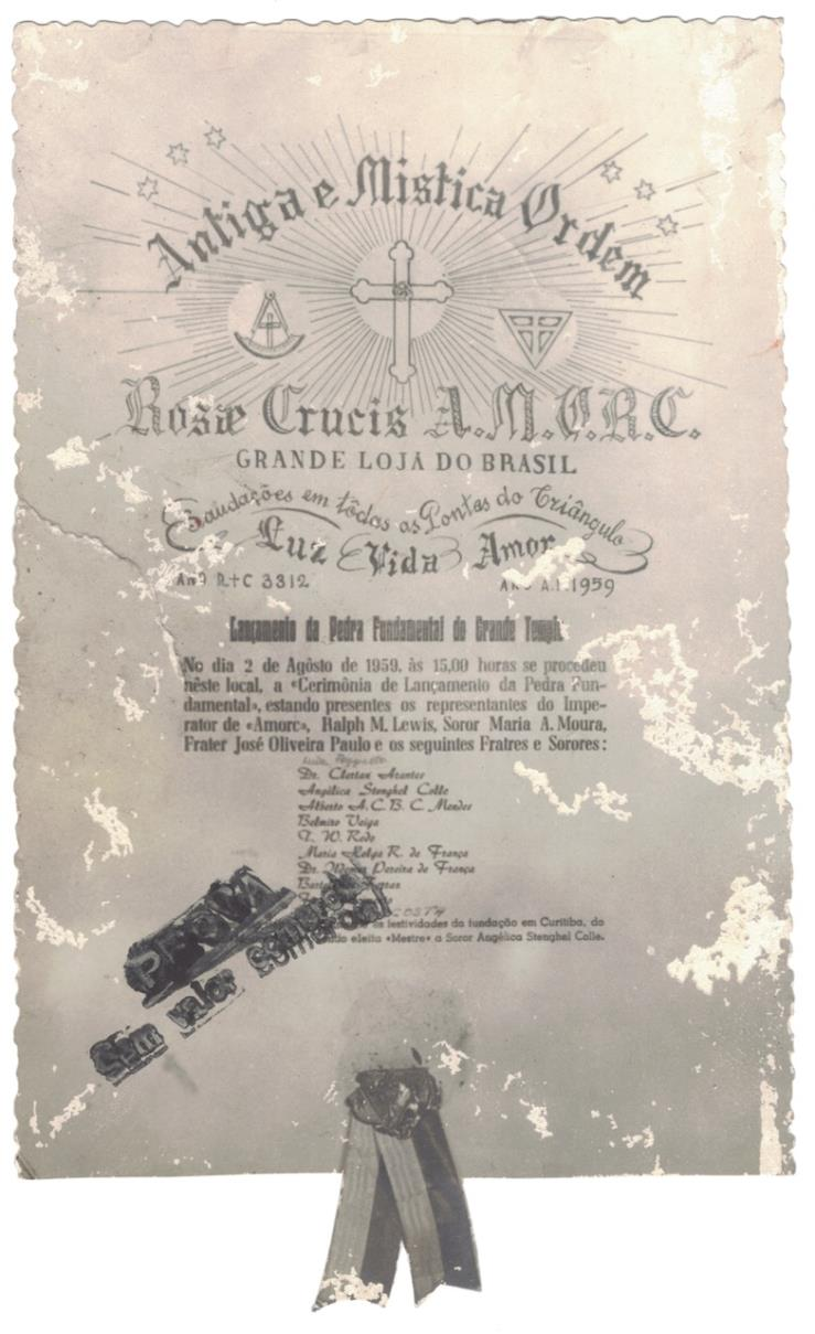 Lançamento da Pedra Fundamental